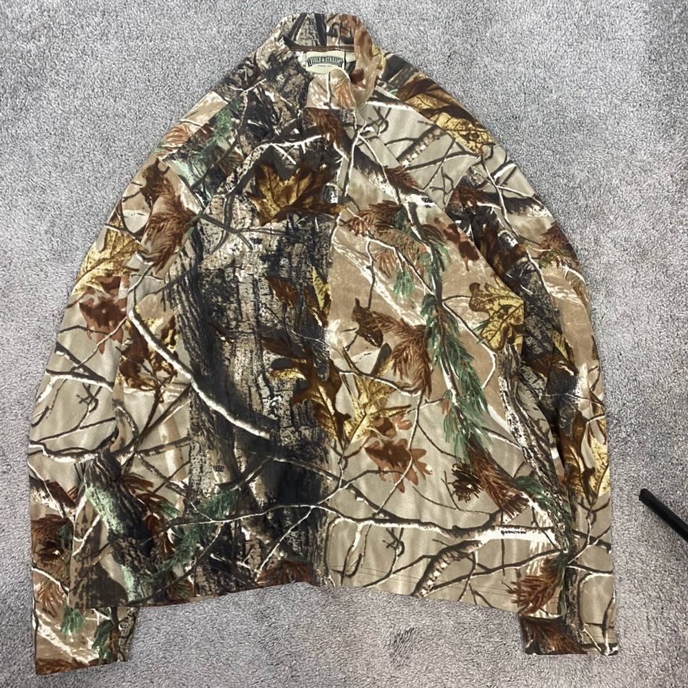 Realtree camo fleece‎ long sleeve mockneck